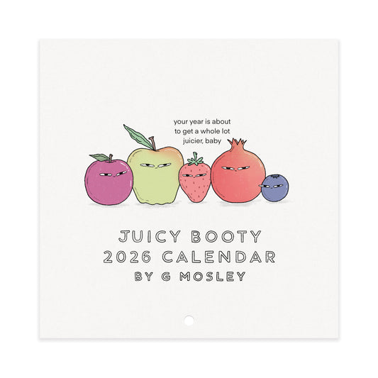 juicy booty 2026 calendar