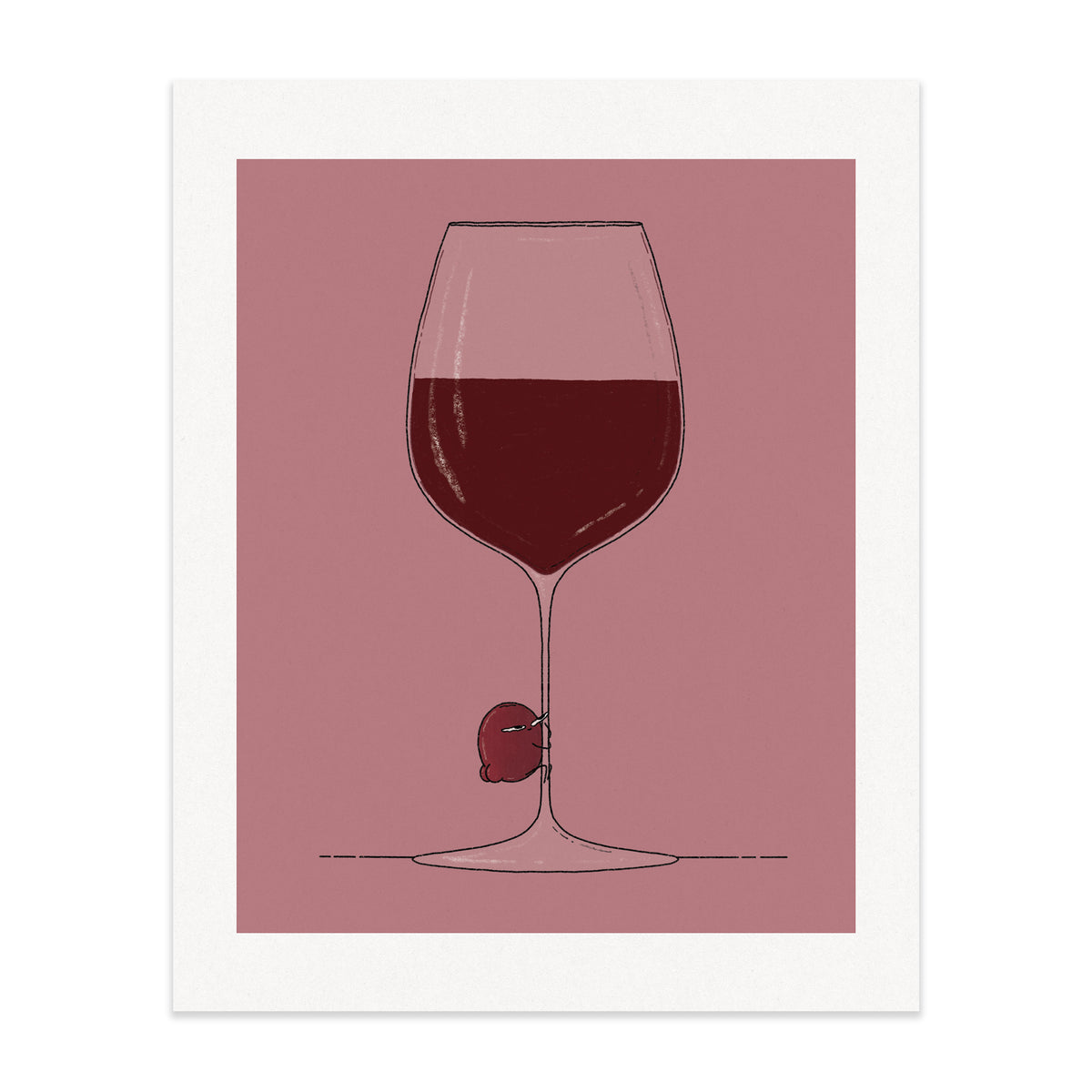 PREORDER wine print