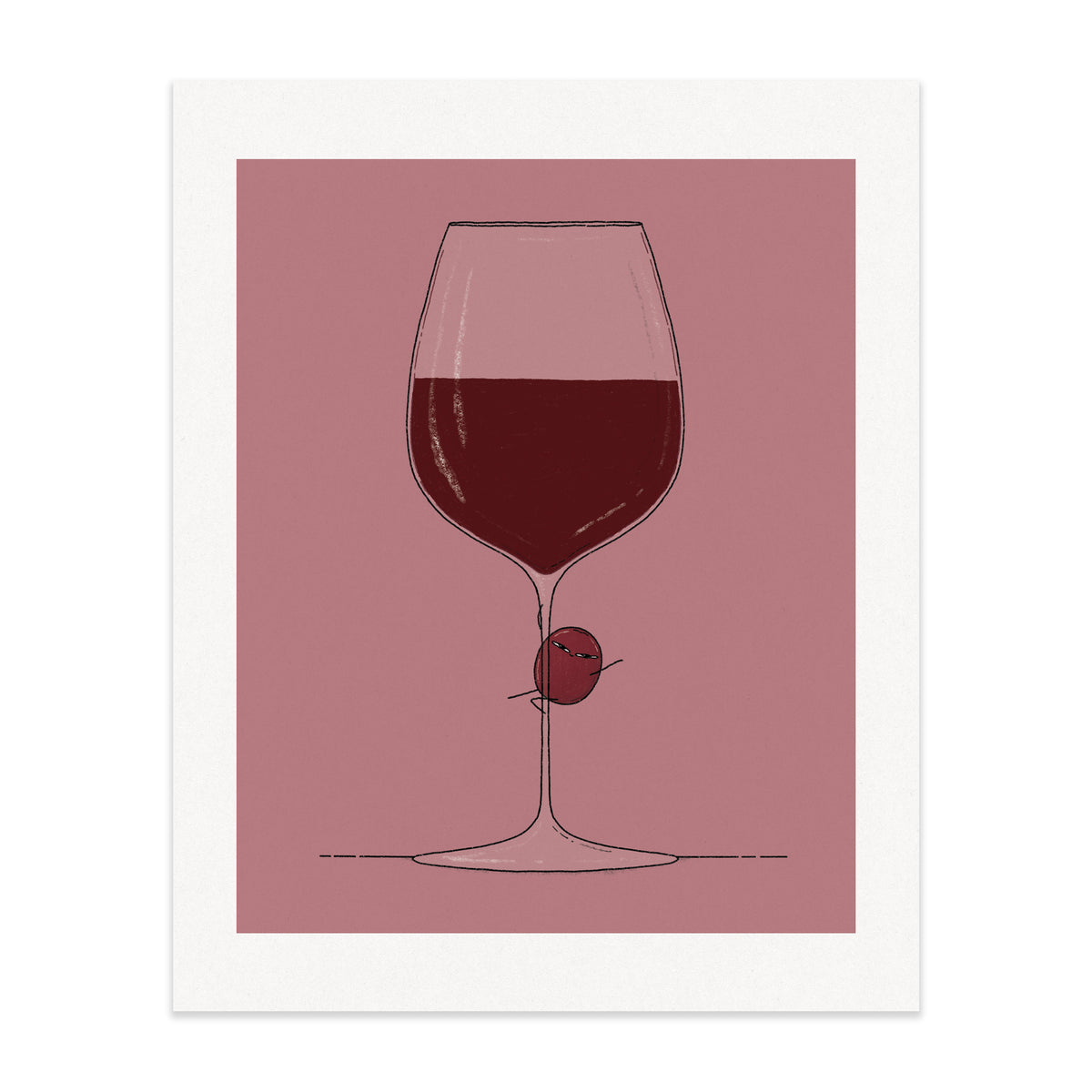 PREORDER wine print