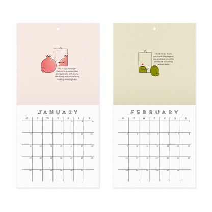 juicy booty 2026 calendar